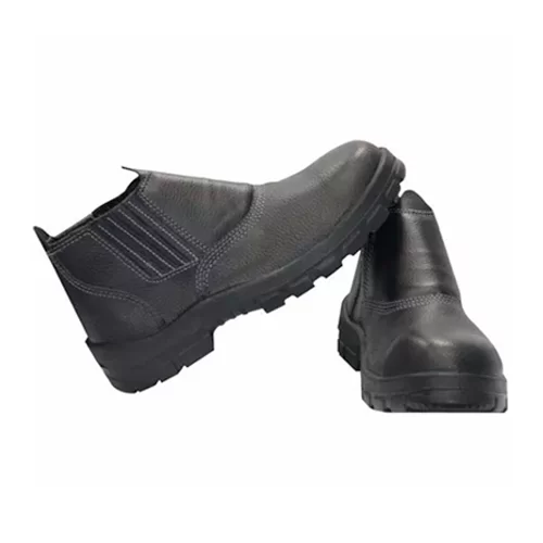 Botina De Couro Com Bico De Aço Cartom