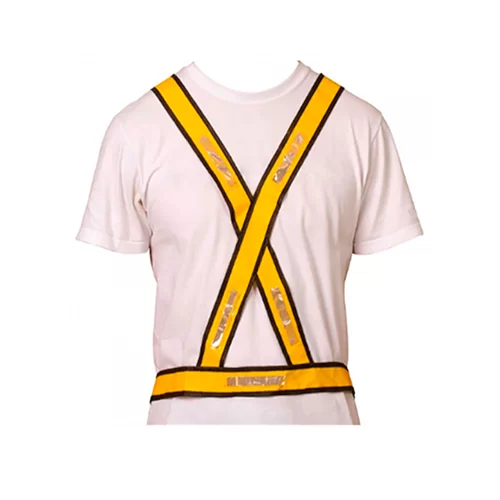 Colete Refletivo Tipo X Verde/Laranja/Amarelo