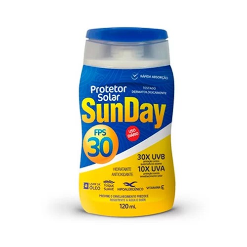 Protetor Sunday 120G 30FPS UVA