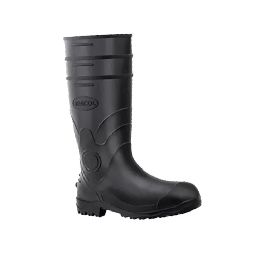 Bota de PVC Preta Cano Longo Bracol