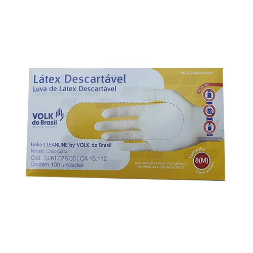 Luva De Procedimento De Látex Com Pó - Volk